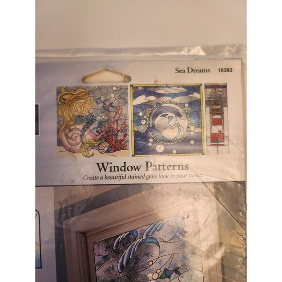 Gallery Glass Sea Dreams Stained Glass Window Design B19 - Picture 3 of 3